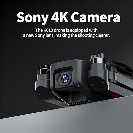 K610 GPS Drone with Camera for adults 4K SONY IMX Camera SD card 4k drones for Adults,AIdrone Auto Return Home,Under 250g,GPS drones for beginners brushless drone 4k,RC drone fpv Follow Me long range