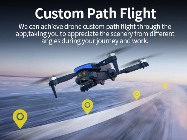 K417 Drone with Camera 1080p HD,90° Electric Adjustable Lens,Blue LED Lights AIdrones with Dual Cameras for Adults,Remote Control Quadcopter with Altitude Hold for Beginners,Gestures Selfie,Carry Case